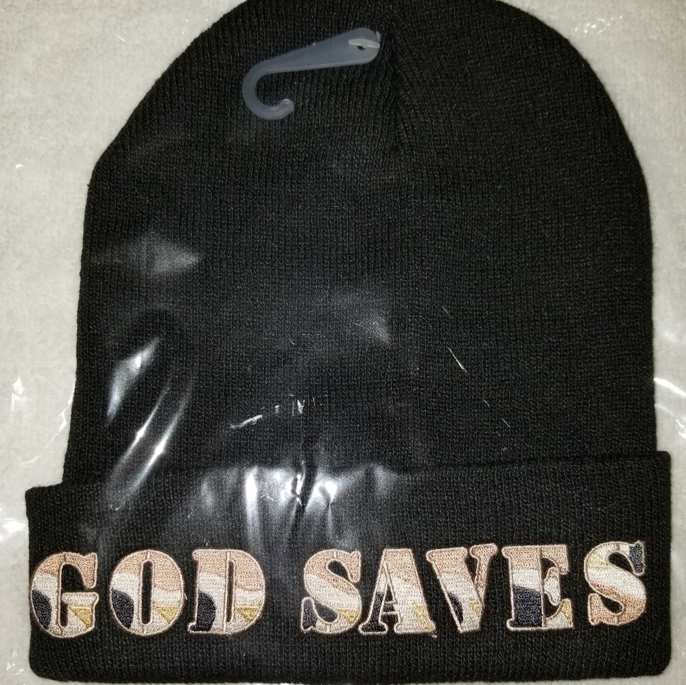GOD SAVES unisex beanie